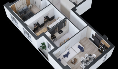 Apartament de vanzare 3 camere CUG 152249