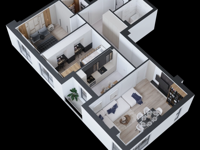 Apartament 3 camere - CUG