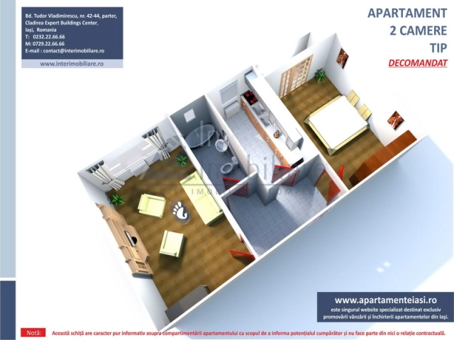 Apartament 2 camere - Tatarasi