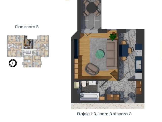 Apartament 1 camere - Pacurari