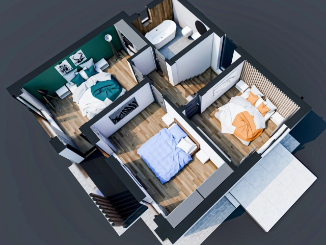 Apartament 4 camere - Rediu