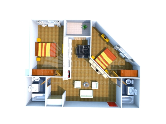 Apartament 3 camere - Podul de Fier