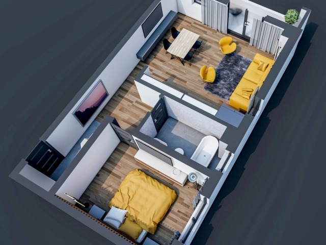 Apartament 2 camere - Bucium
