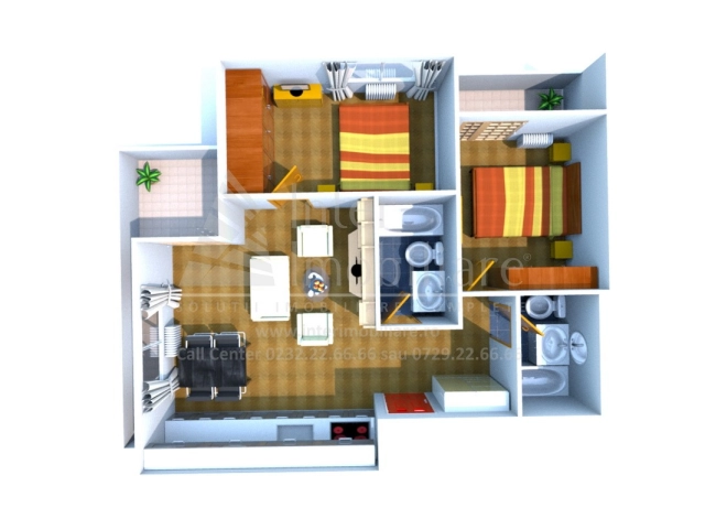 Apartament 3 camere - Podul de Fier