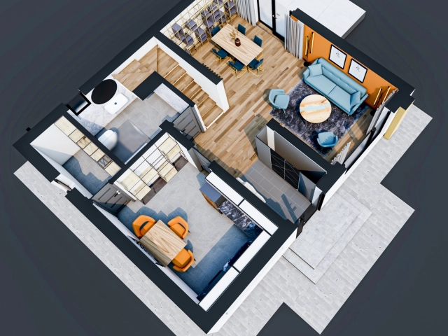 Apartament 4 camere - Rediu