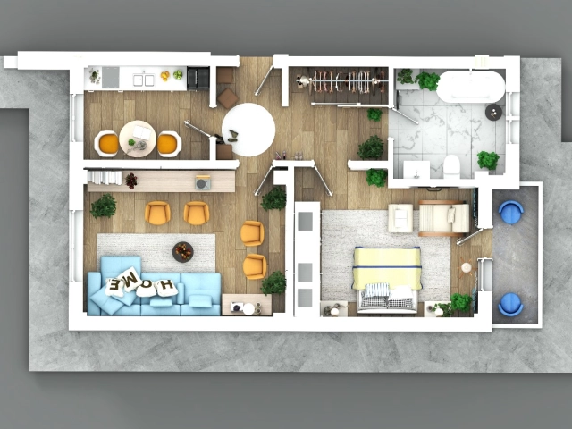 Apartament 2 camere - Visani