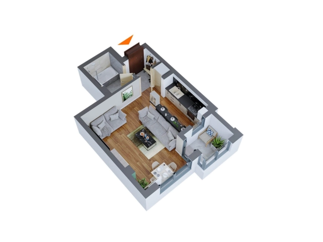 Apartament 1 camere - Dacia