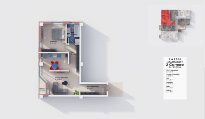 Apartament de vanzare 2 camere Bucium 158944