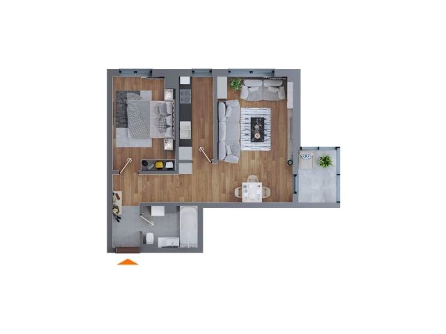 Apartament 2 camere - Dacia