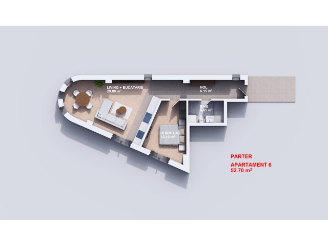 Apartament 2 camere - Bucium