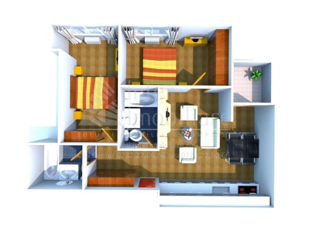 Apartament 3 camere - Podul de Fier
