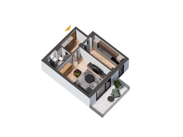 Apartament 1 camere - CUG