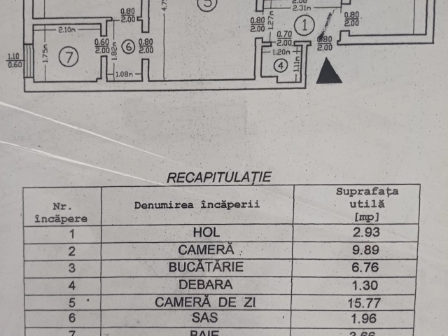 Apartament 3 camere - Podu Ros