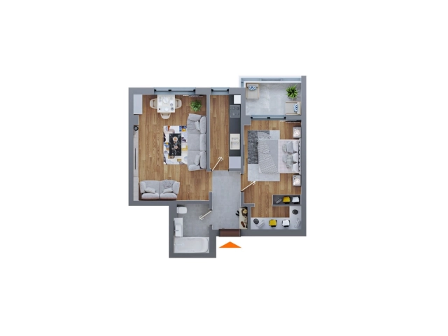 Apartament 2 camere - Dacia