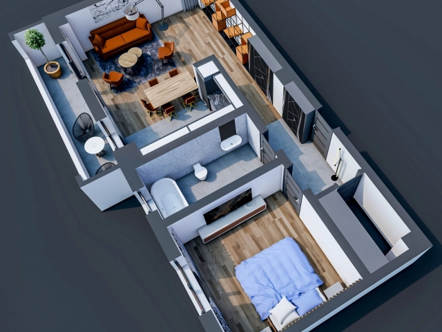Apartament 2 camere - Bucium