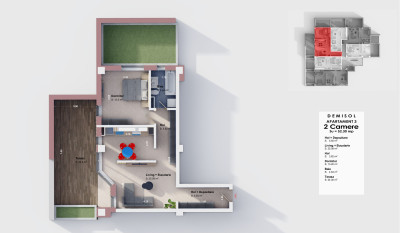 Apartament de vanzare 2 camere Bucium 158936