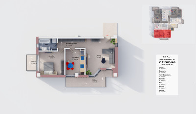 Apartament de vanzare 2 camere Bucium 158938