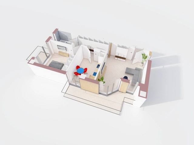 Apartament 2 camere - Bucium