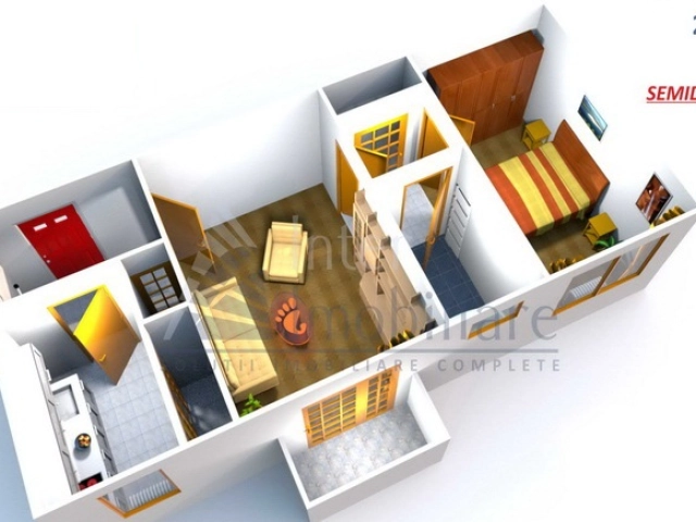 Apartament 2 camere - Podu Ros