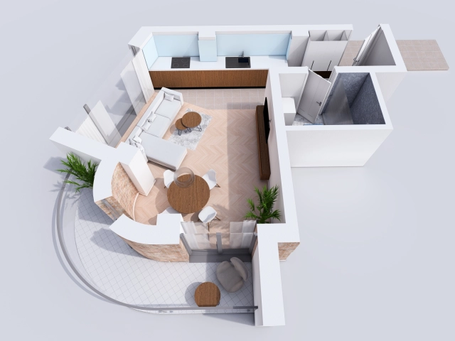 Apartament 1 camere - Bucium