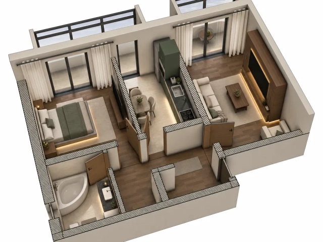 Apartament 2 camere - CUG