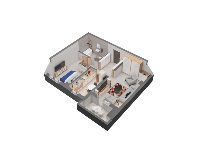 Apartament 2 camere - Dacia