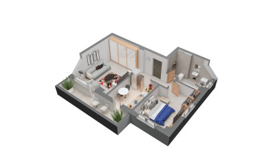 Apartament de vanzare 2 camere Dacia 142763