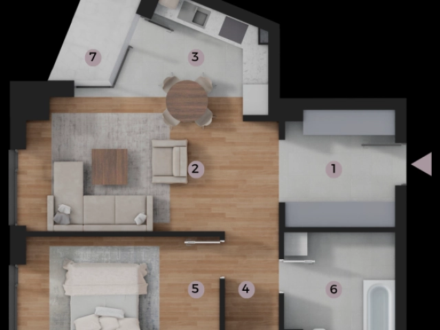Apartament 2 camere - Tatarasi