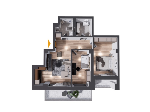 Apartament 3 camere - CUG