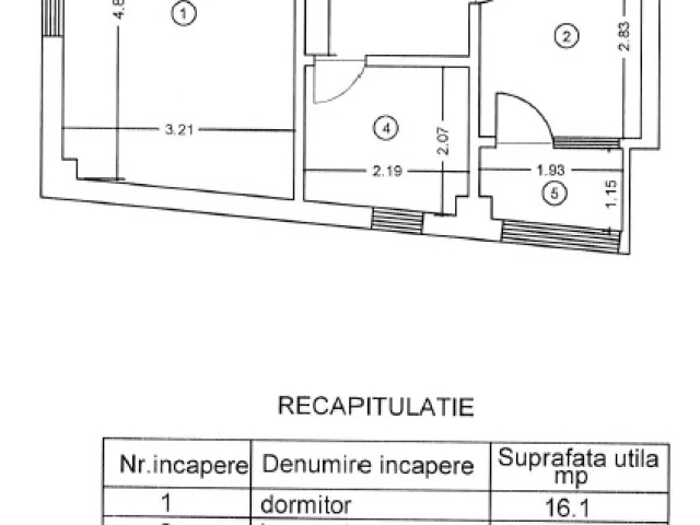 Apartament 1 camere - Alexandru cel Bun