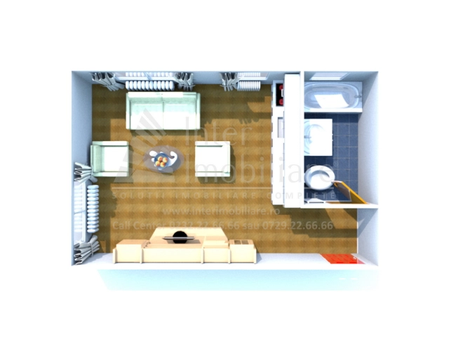 Apartament 2 camere - Galata