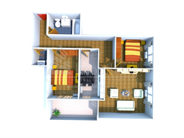 Apartament 3 camere - Nicolina