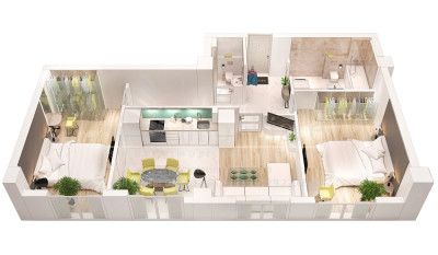 Apartament de vanzare, 3 camere Nicolina 159129
