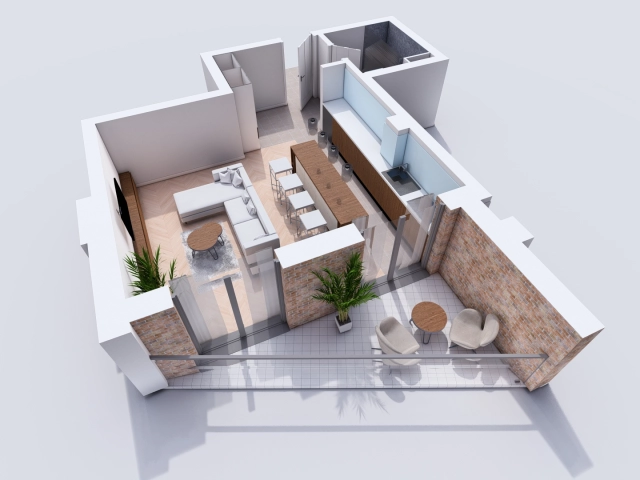 Apartament 1 camere - Bucium