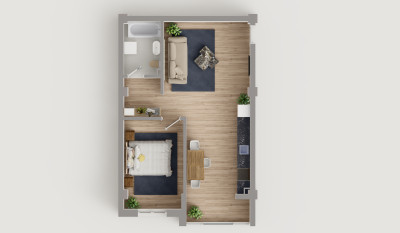 Apartament de vanzare o camera Popas Pacurari 157667