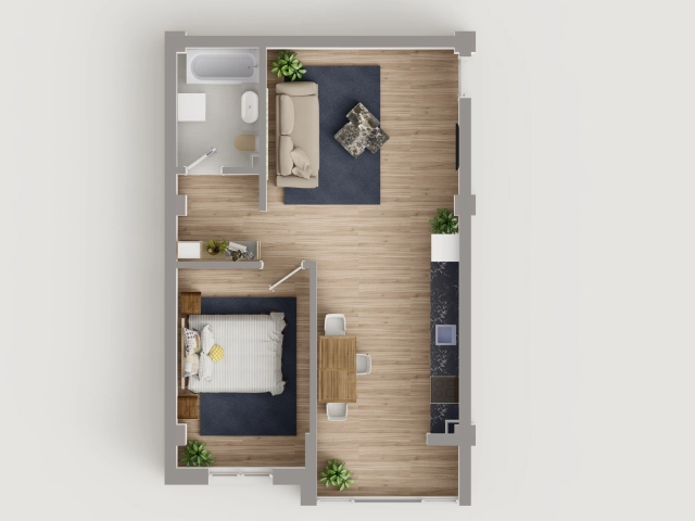 Apartament 1 camere - Popas Pacurari
