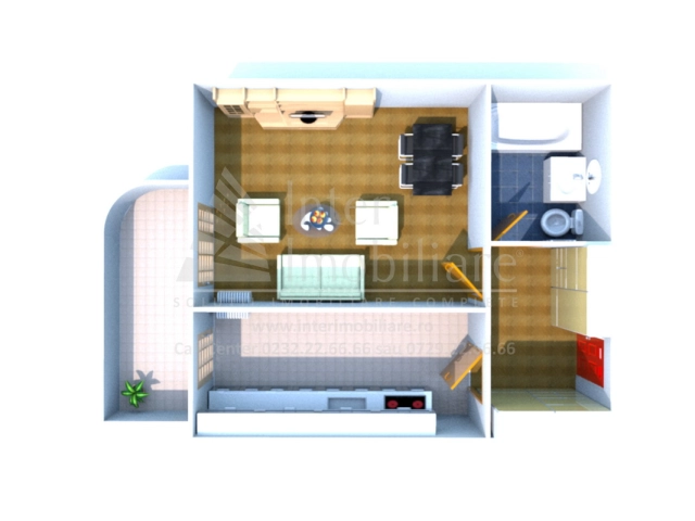 Apartament 1 camere - Alexandru cel Bun