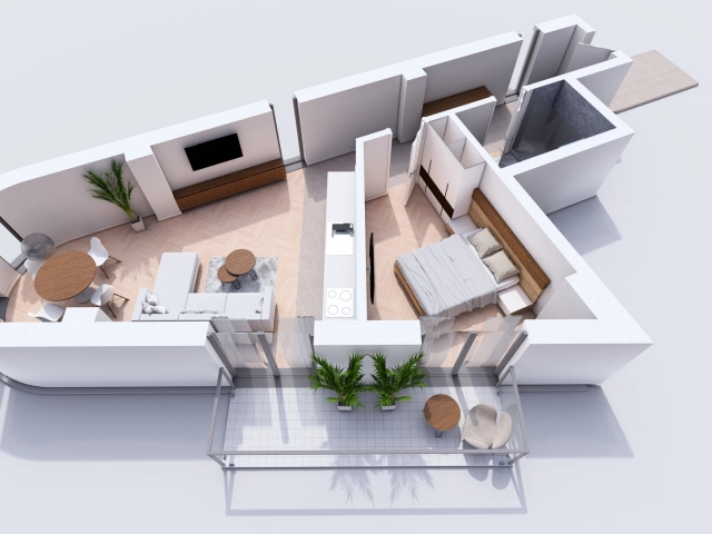 Apartament 2 camere - Visani
