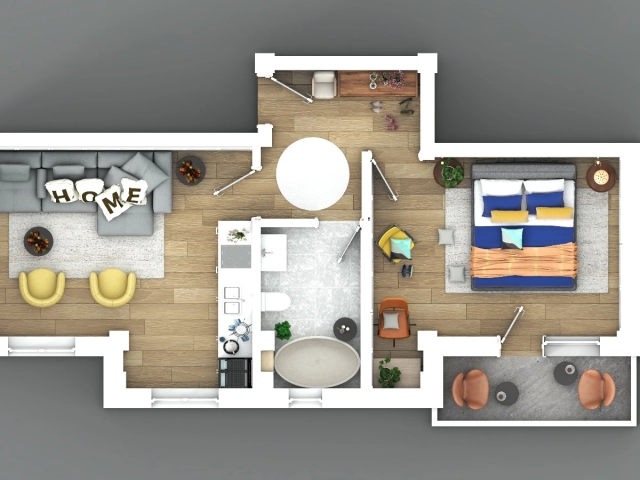 Apartament 2 camere - Visani