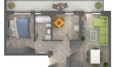 Apartament de vanzare 2 camere Galata 150943