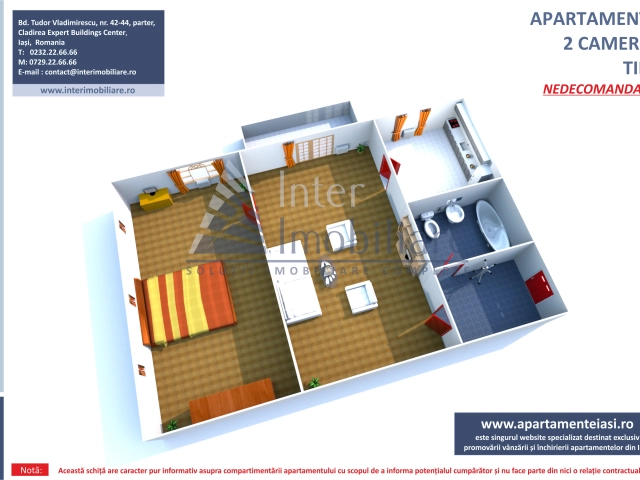 Apartament 2 camere - Tatarasi