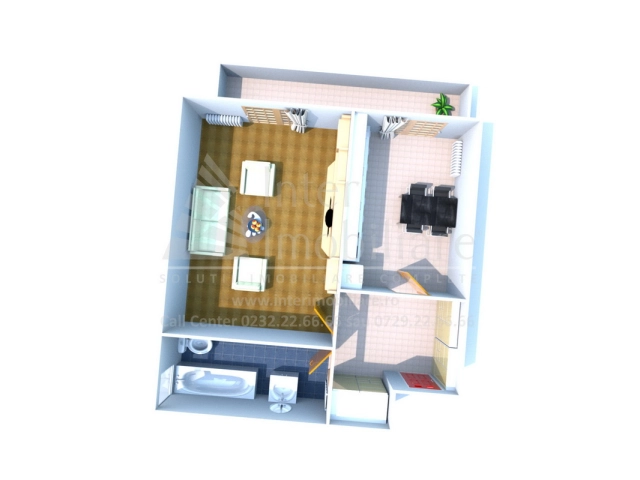 Apartament 1 camere - Bucium