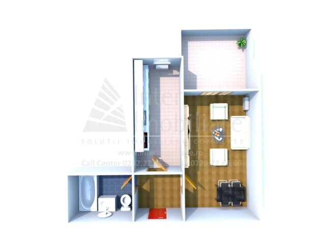 Apartament 1 camere - Alexandru cel Bun