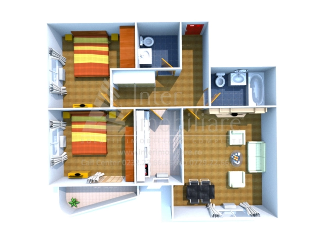 Apartament 3 camere - Alexandru cel Bun