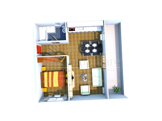 Apartament 2 camere - Popas Pacurari