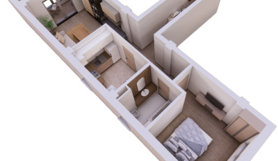 Apartament de vanzare, 2 camere Pacurari 153270