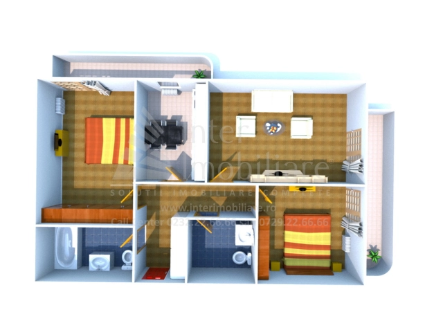 Apartament 3 camere - Alexandru cel Bun