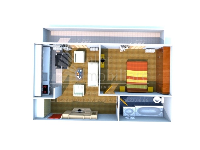 Apartament 2 camere - Bucium