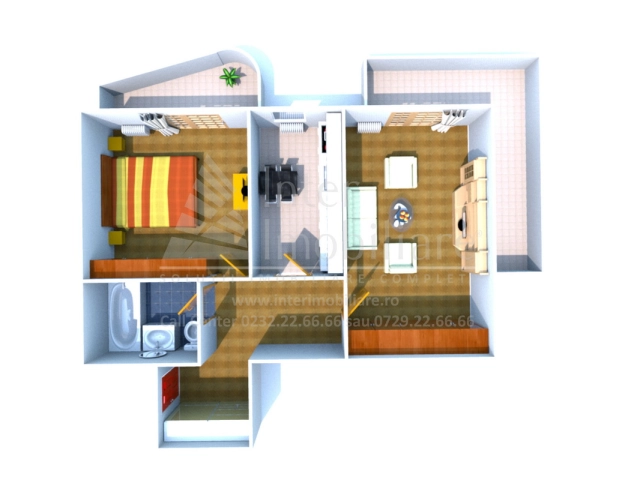 Apartament 2 camere - Alexandru cel Bun