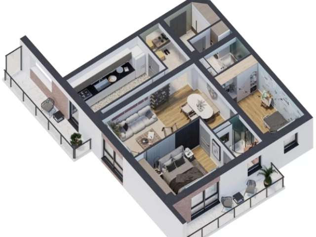 Apartament 3 camere - Galata